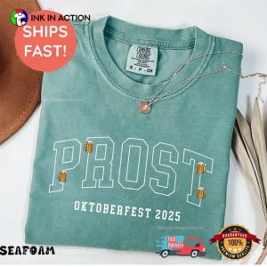 Prost Oktoberfest 2025 Drinking Beer Comfort Colors Shirt 2