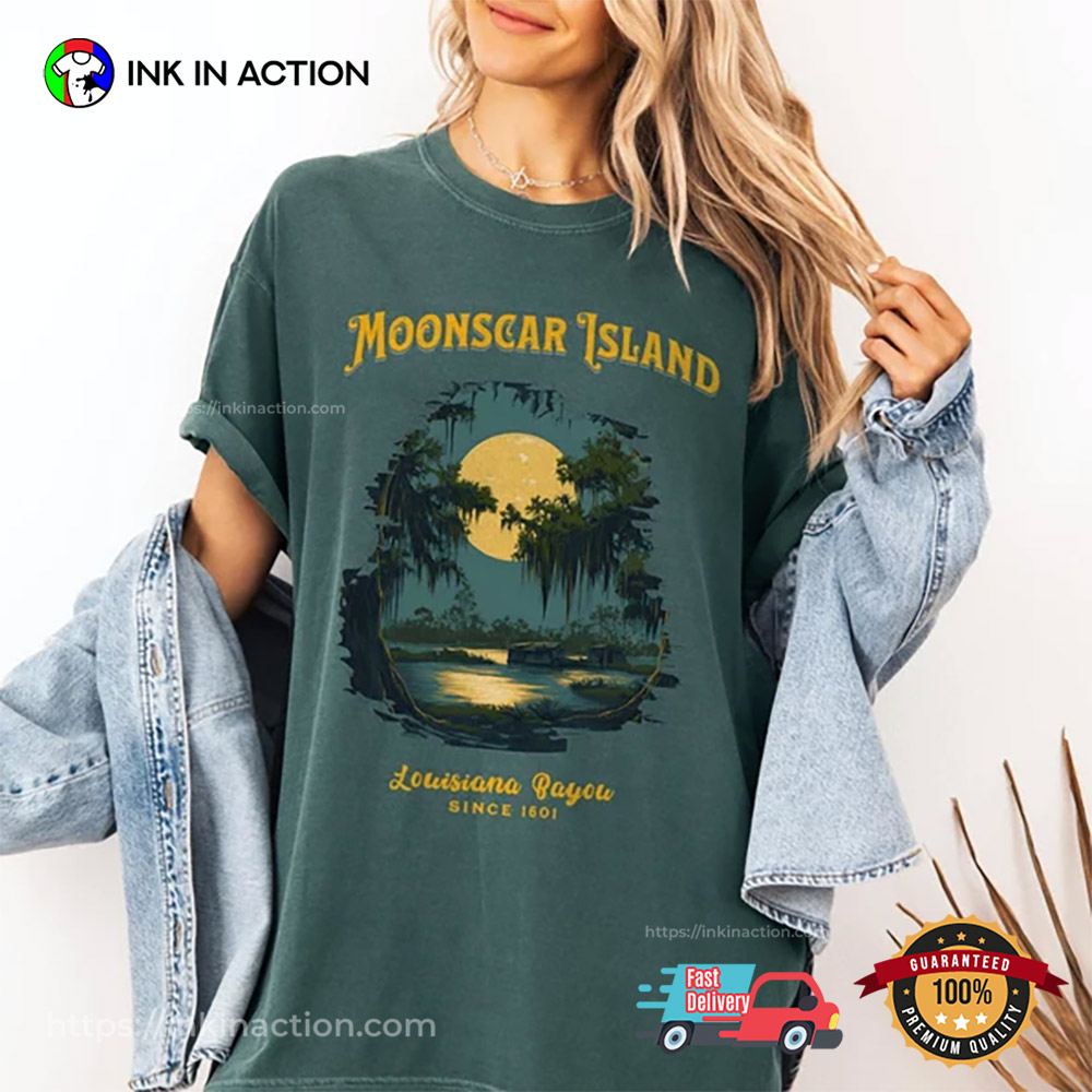 Retro Cartoon Halloween Moonscar Island Comfort Colors Shirt Retro Cartoon Halloween Moonscar Island Comfort Colors Shirt