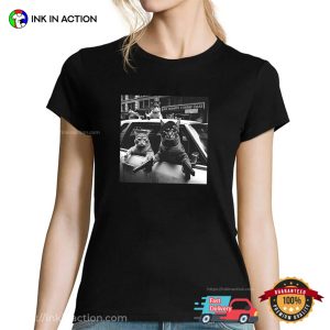 Retro Cat Gang Funny Cat Meme T shirt 2