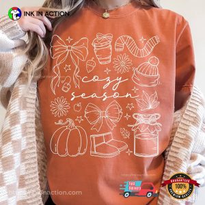 Retro Cozy Season Autumn Season T-shirt