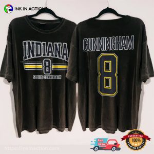 Retro Indiana Basketball Sophie Cunningham Comfort Colors Tee