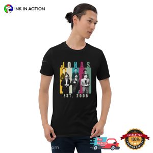 Retro Jonas Brothers Est 2005 Fan T-shirt