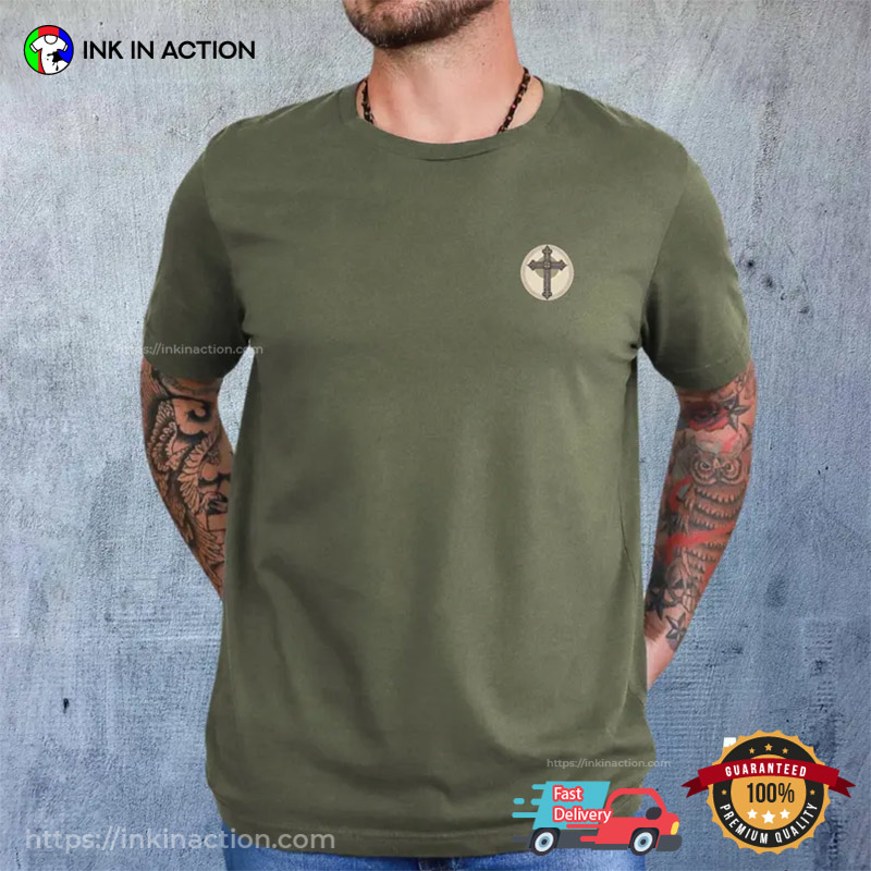 Saint Michael The Archangel Catholic Warrior Comfort Colors Tee