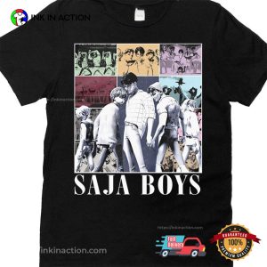 Saja Boys Music Band Kpop Vintage T shirt 3