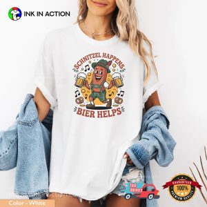 Schnitzel Happens Bier Helps Oktoberfest T-Shirt Schnitzel Happens Bier Helps Oktoberfest T-Shirt