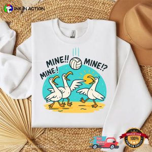 Seagull Playing Volleyball Humor Shirt 2