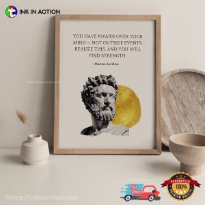 Stoic Quotes Marcus Aurelius Wall Art