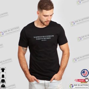Stoic Wisdom Marcus Aurelius Quote Inspirational T-shirt
