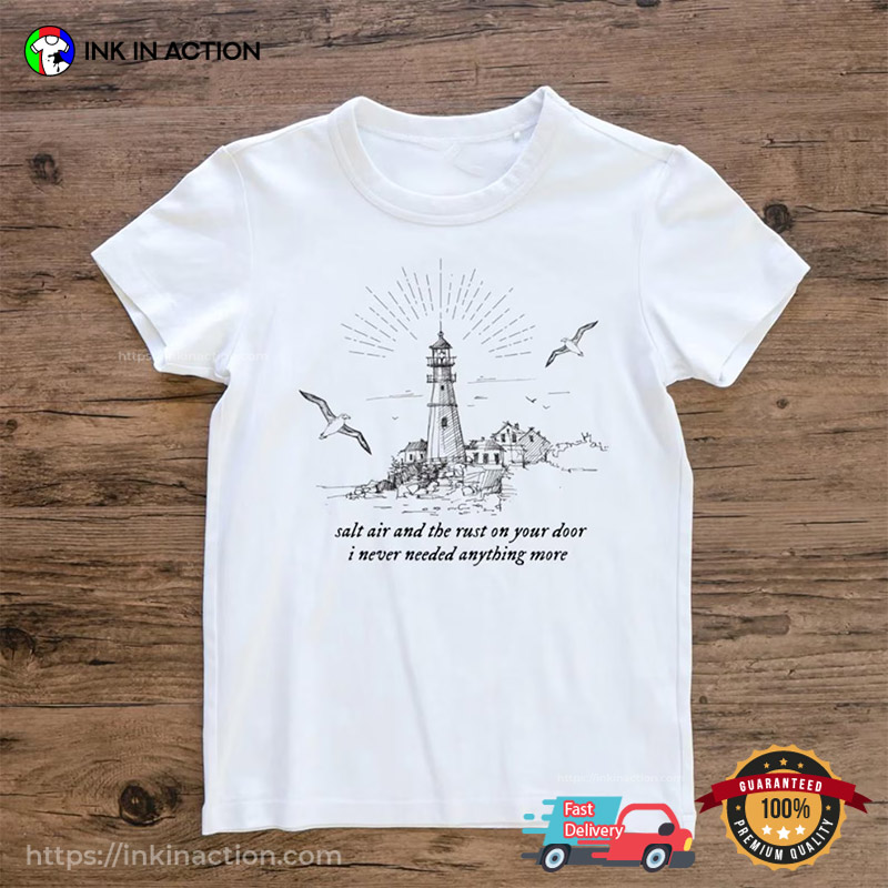 Taylor Swift Folklore August Lyrics Vintage T-shirt Taylor Swift Folklore August Lyrics Vintage T-shirt