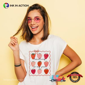 Teaching Is My Jam Strawberry Teacher T shirt 1