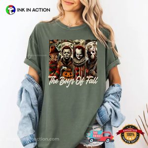 The Boys Of Fall Halloween Spooky Comfort Colors Shirt 2