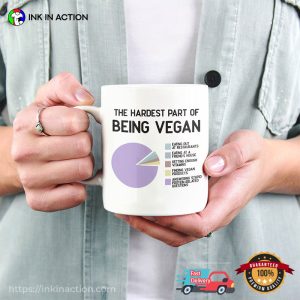 The Hardest Part Of Being Vegan Coffee Cup The Hardest Part Of Being Vegan Coffee Cup
