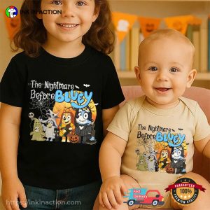 The Nightmare Before Bluey Halloween Night T-shirt