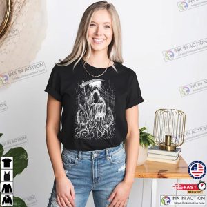 The Reaper Death At Gates Dark Art T-shirt