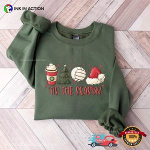 Tis The Season Volleyball Christmas T-shirt