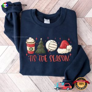 Tis The Season Volleyball Christmas T shirt 2