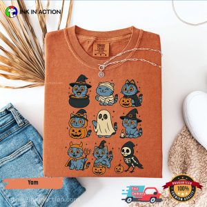 Trick Or Treat Halloween Derpy Tiger Comfort Colors T-shirt