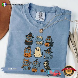 Trick Or Treat Halloween Derpy Tiger Comfort Colors T shirt 2