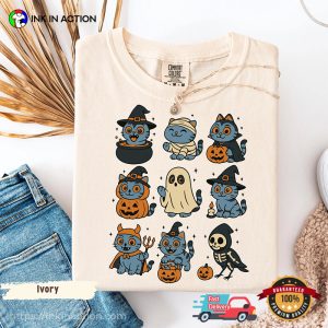 Trick Or Treat Halloween Derpy Tiger Comfort Colors T shirt 3