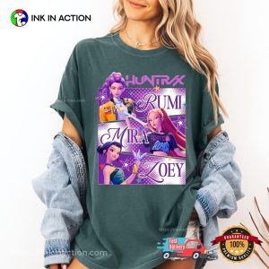 Vintage Huntrix Girls Kpop Demon Hunters Comfort Colors T-shirt