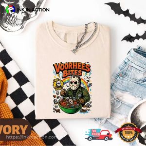 Voorhees Bites Killer Halloween Comfort Colors Tee