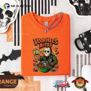 Voorhees Bites Killer Halloween Comfort Colors Tee 3