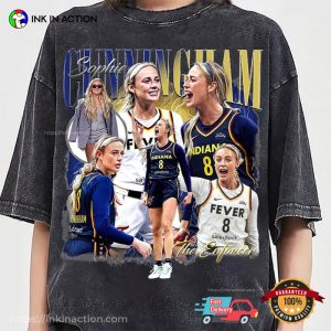 WNBA Sophie Cunningham The Enforcer Comfort Colors T shirt 2