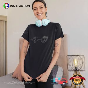 World Peace Earth and Peace Symbol T Shirt 3