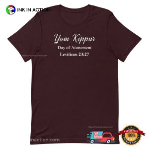 Yom Kippur Day Of Atonement T shirt 2