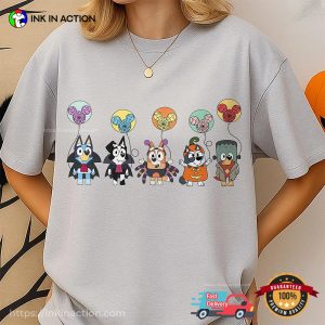 halloween party Bluey Costume Comfort Colors T shirt 3