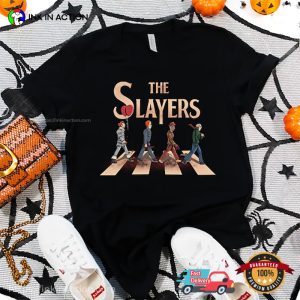 Scary Halloween The Slayers Abbey Road Comfort Colors T-shirt