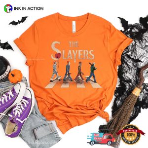 scary halloween The Slayers Abbey Road Comfort Colors T shirt 2