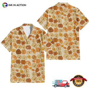 Adult Humor Peaches Butt Hawaiian Shirt