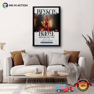 Benson Boone American Heart Tour Retro Poster No. 2 3