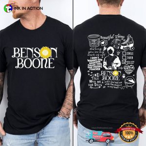 Benson Boone Concert 2025 2-sided Tee