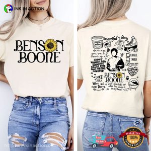 Benson Boone Concert 2025 2-sided Tee Benson Boone Concert 2025 2-sided Tee