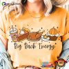 Big Back Energy Thanksgiving Food Comfort Colors T-shirt