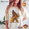 Bigfoot Turkey Pumpkin Thanksgiving Comfort Colors T-shirt