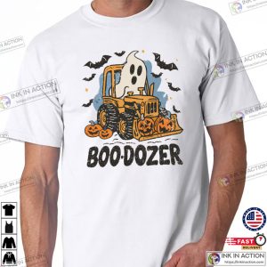 Boo-Dozer Spooky Bulldozer Ghost Halloween T-shirt Boo-Dozer Spooky Bulldozer Ghost Halloween T-shirt