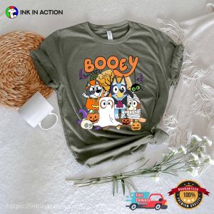 Booey Halloween Bluey Spooky Vibes Comfort Colors T shirt 2