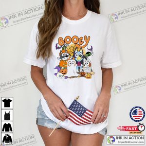 Booey Halloween Bluey Spooky Vibes Comfort Colors T-shirt Booey Halloween Bluey Spooky Vibes Comfort Colors T-shirt