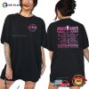 Breast Cancer The Fight Tour 2-sided T-shirt