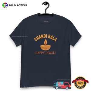 Chardi Kala happy diwali, diwali festival Comfort Colors Tee 4