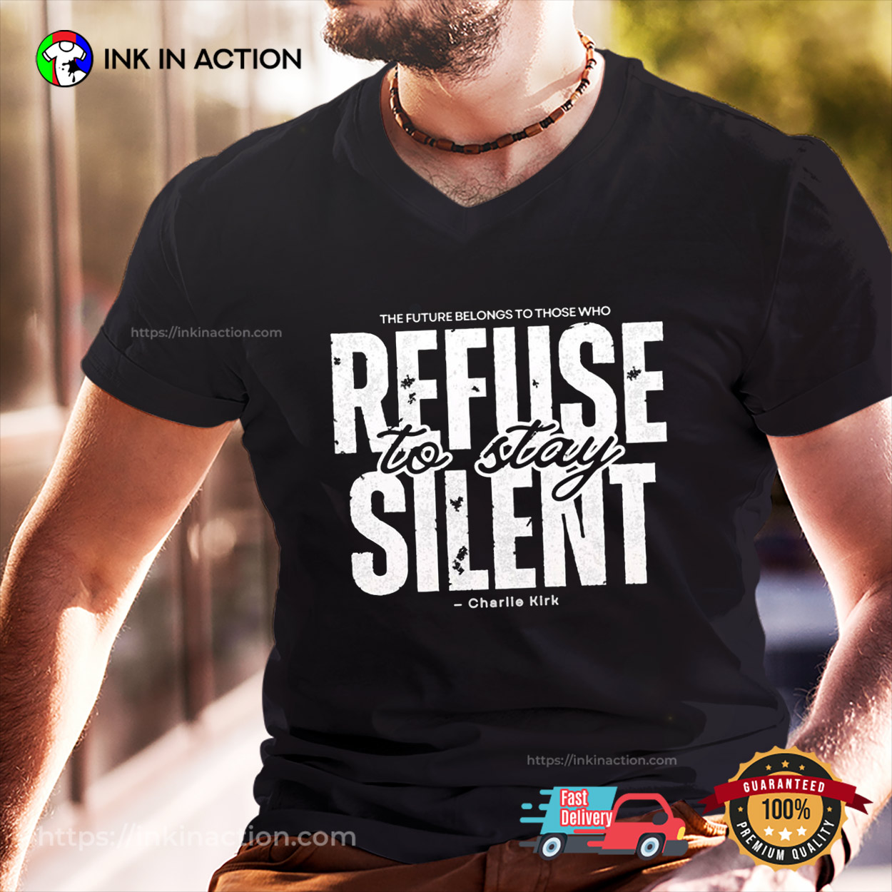 Charlie Kirk Refuse To Stay Silent T-shirt Charlie Kirk Refuse To Stay Silent T-shirt