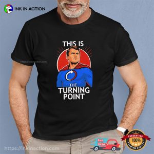 Charlie Kirk Superhero This Is The Turning Point Shirt