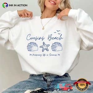 Cousins Beach Measuring Life In Summers T shirt 3