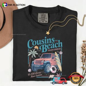Cousins Beach Team Conrad Summer Vacation Comfort Colors Tee 2