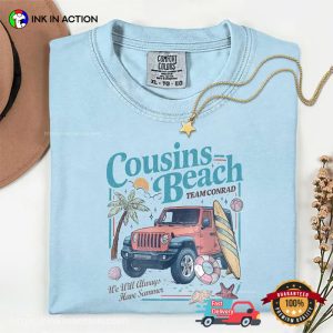 Cousins Beach Team Conrad Summer Vacation Comfort Colors Tee 3