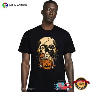 Creppy Skull Happy Spooky Season Shirt 2