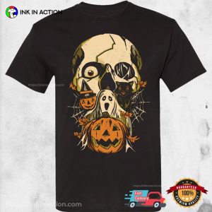 Creppy Skull Happy Spooky Season Shirt